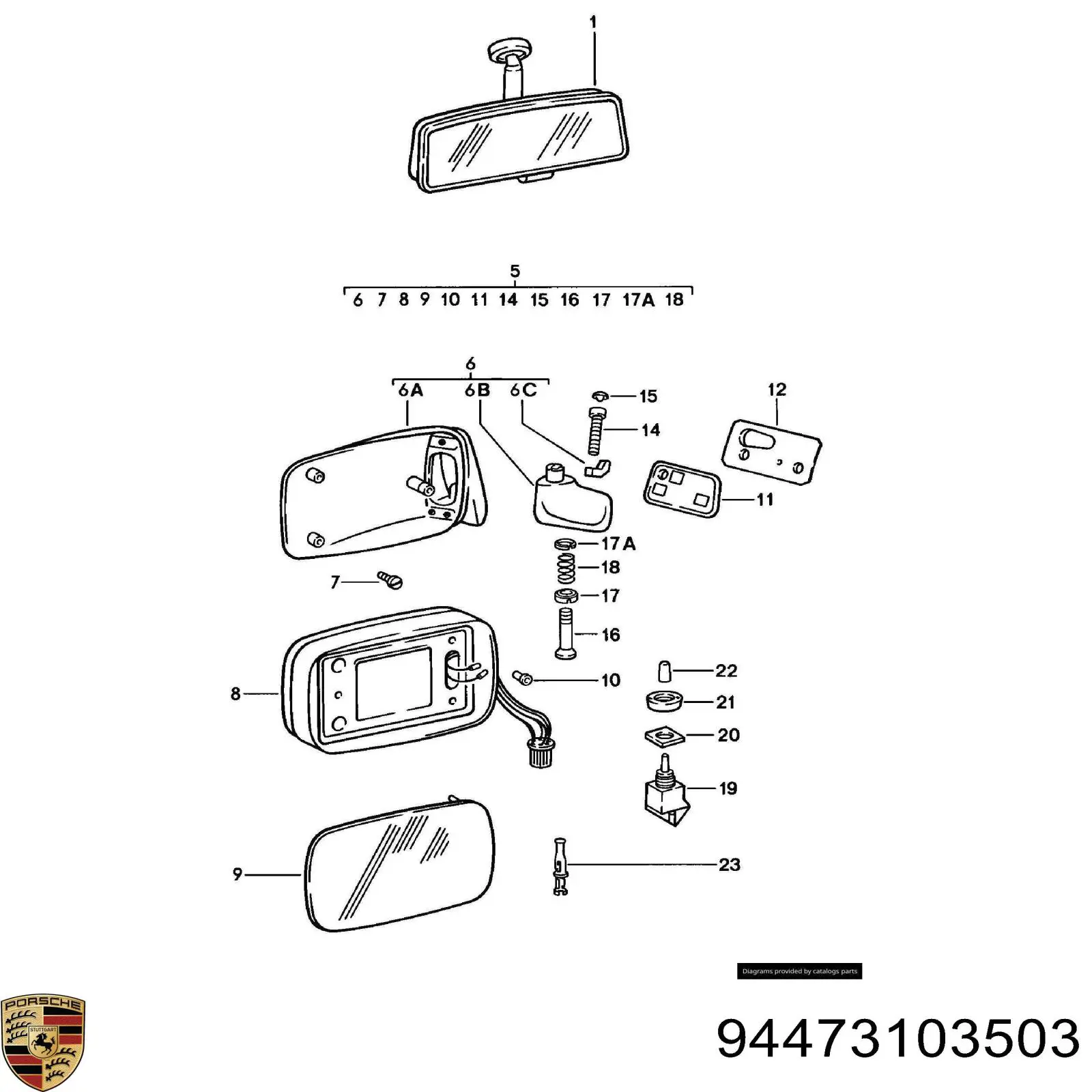  Porsche 94473103503 цена, от 183.71 USD