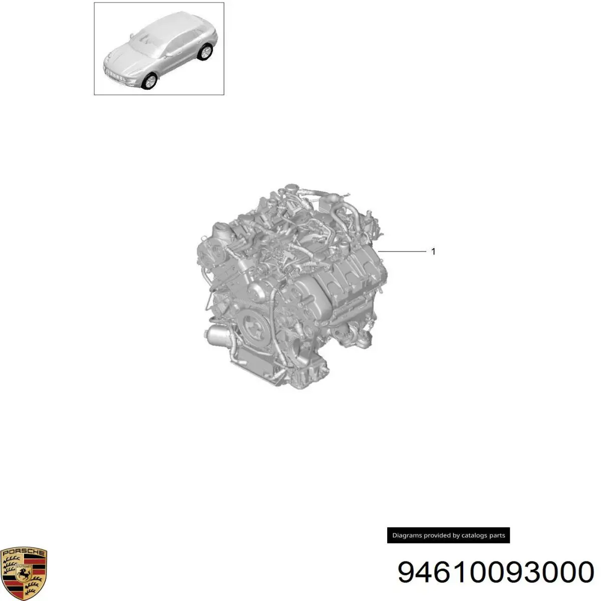 MCTMA Porsche Мотор в сборе