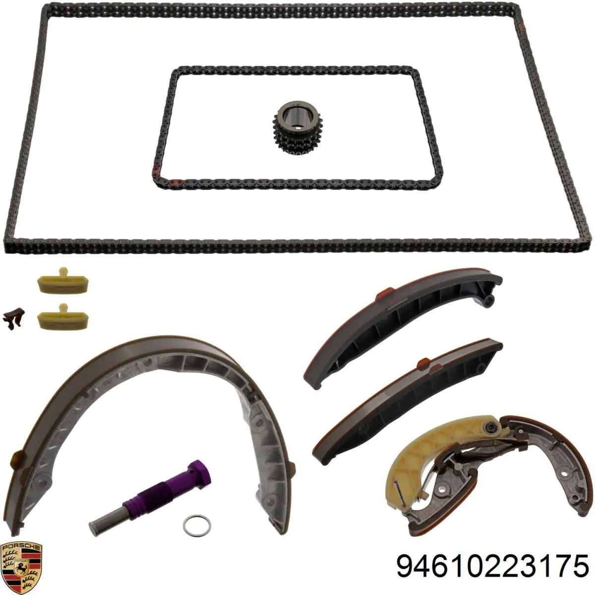 94610223175 Porsche engrenagem de cadeia da roda dentada de acionamento de cambota de motor