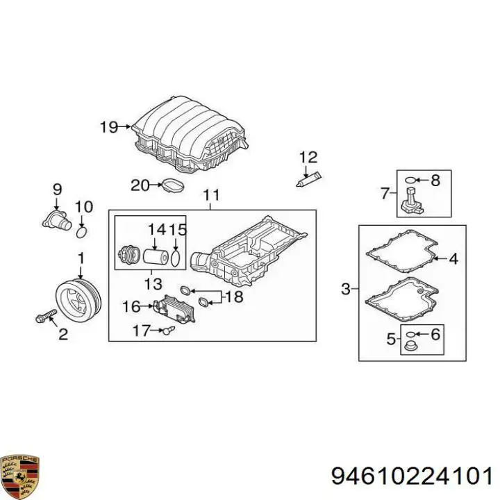 94610224101 Porsche 