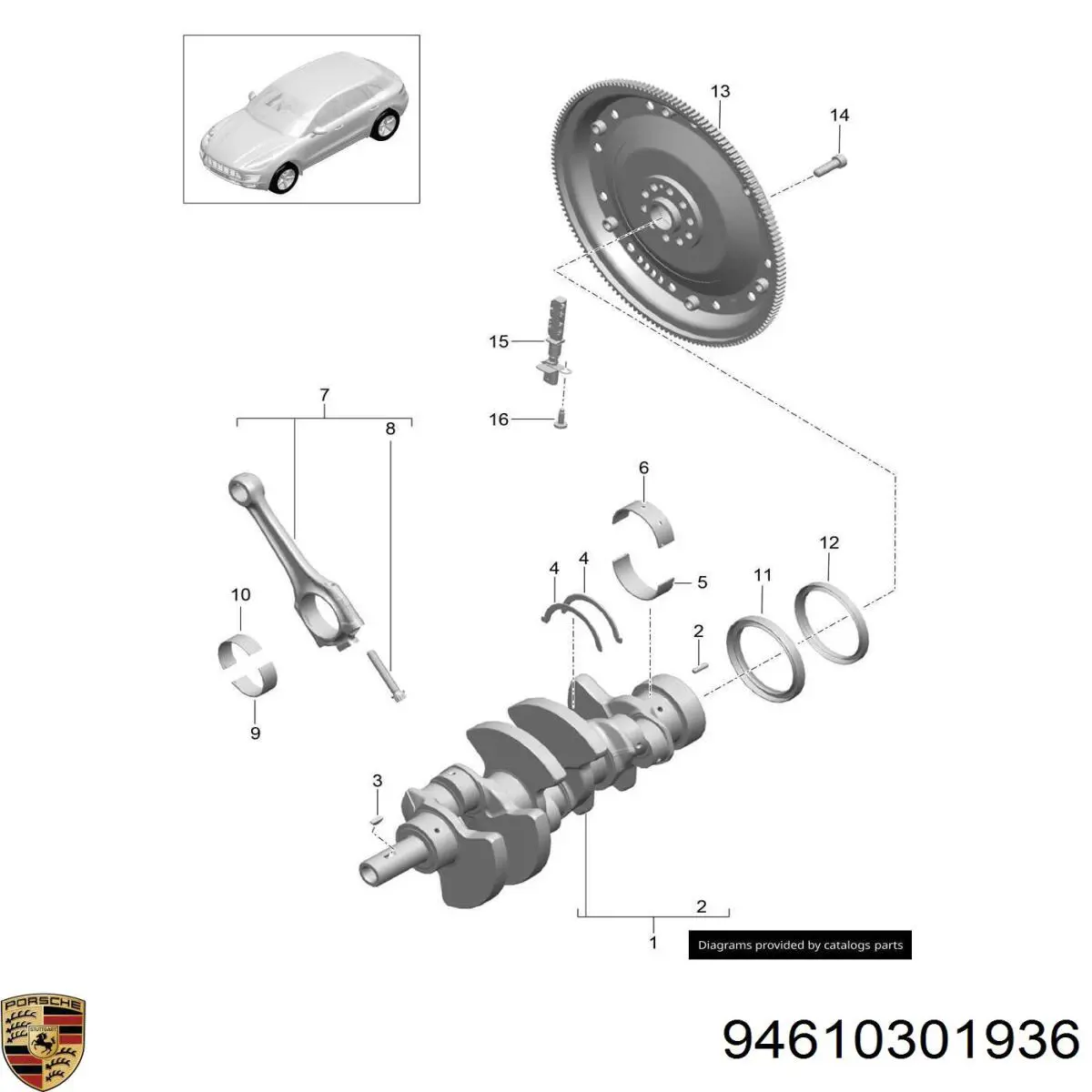 94610301936 Porsche 