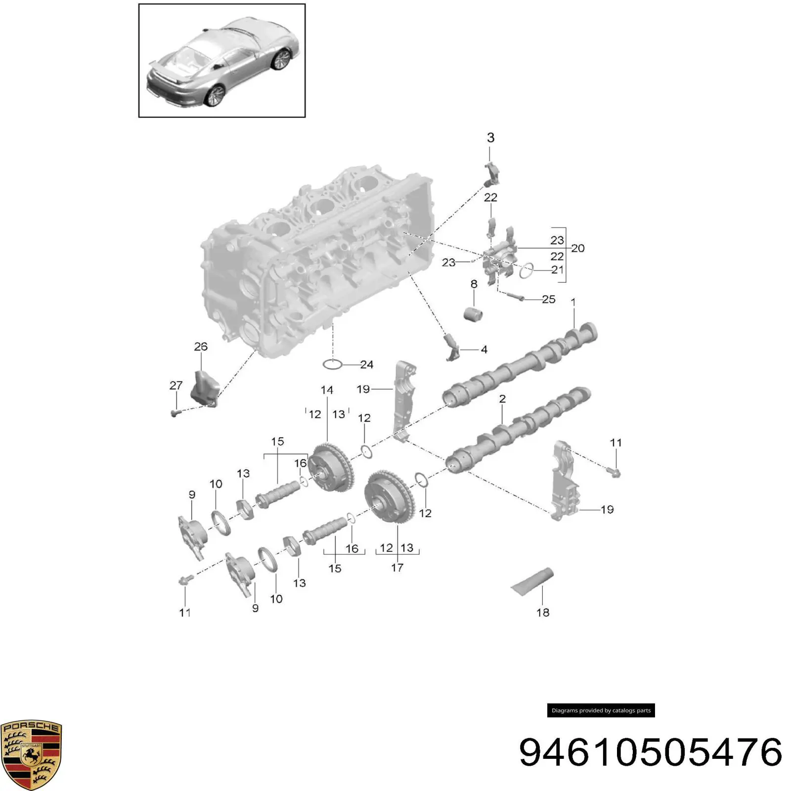 TQ48136 Tqparts Клапан положения фаз распредвала