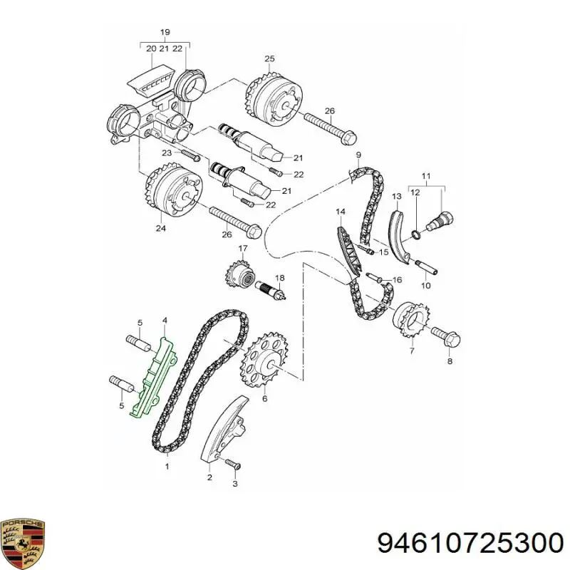  Porsche 94610725300 цена, от 1065.75 UAH