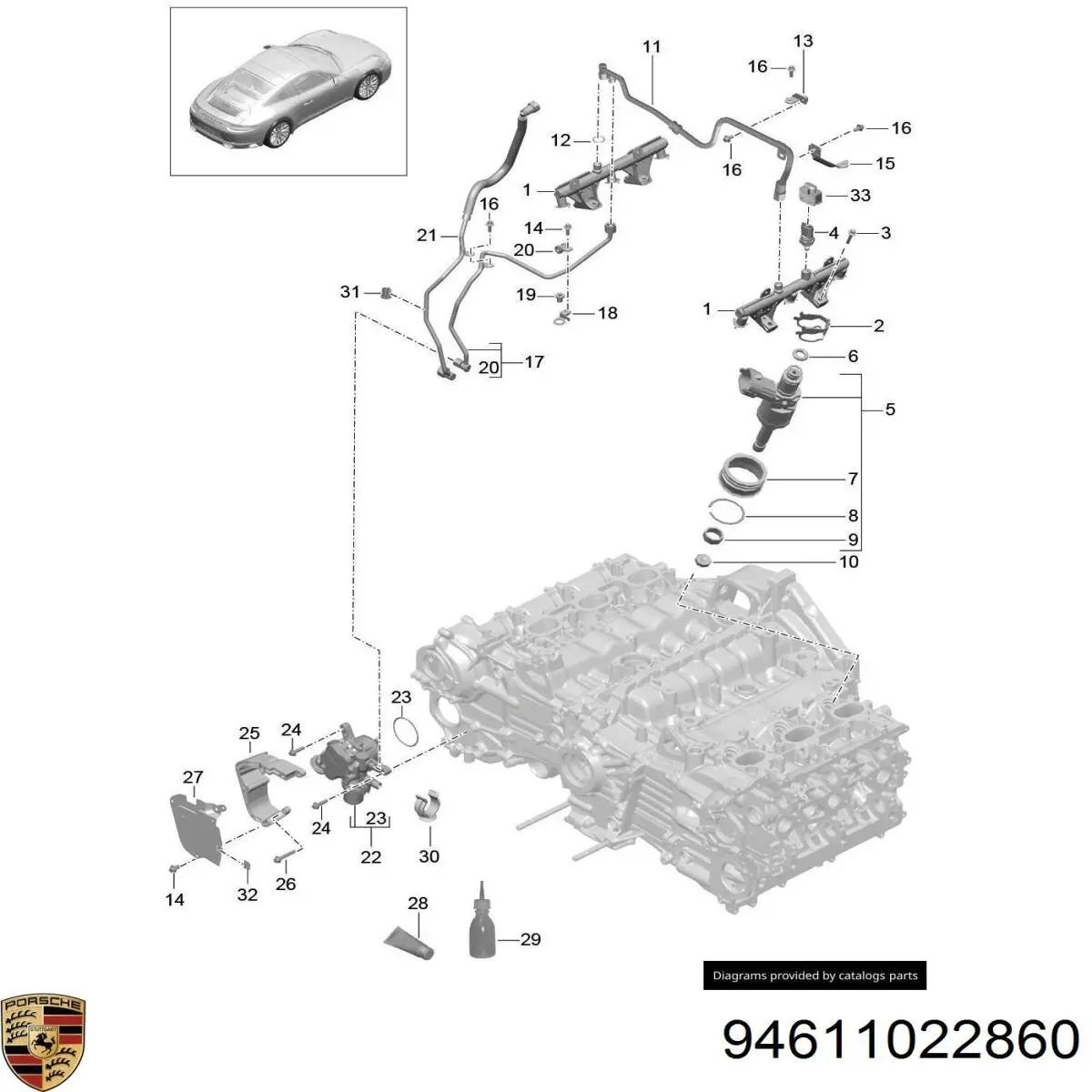 94611022860 Porsche 