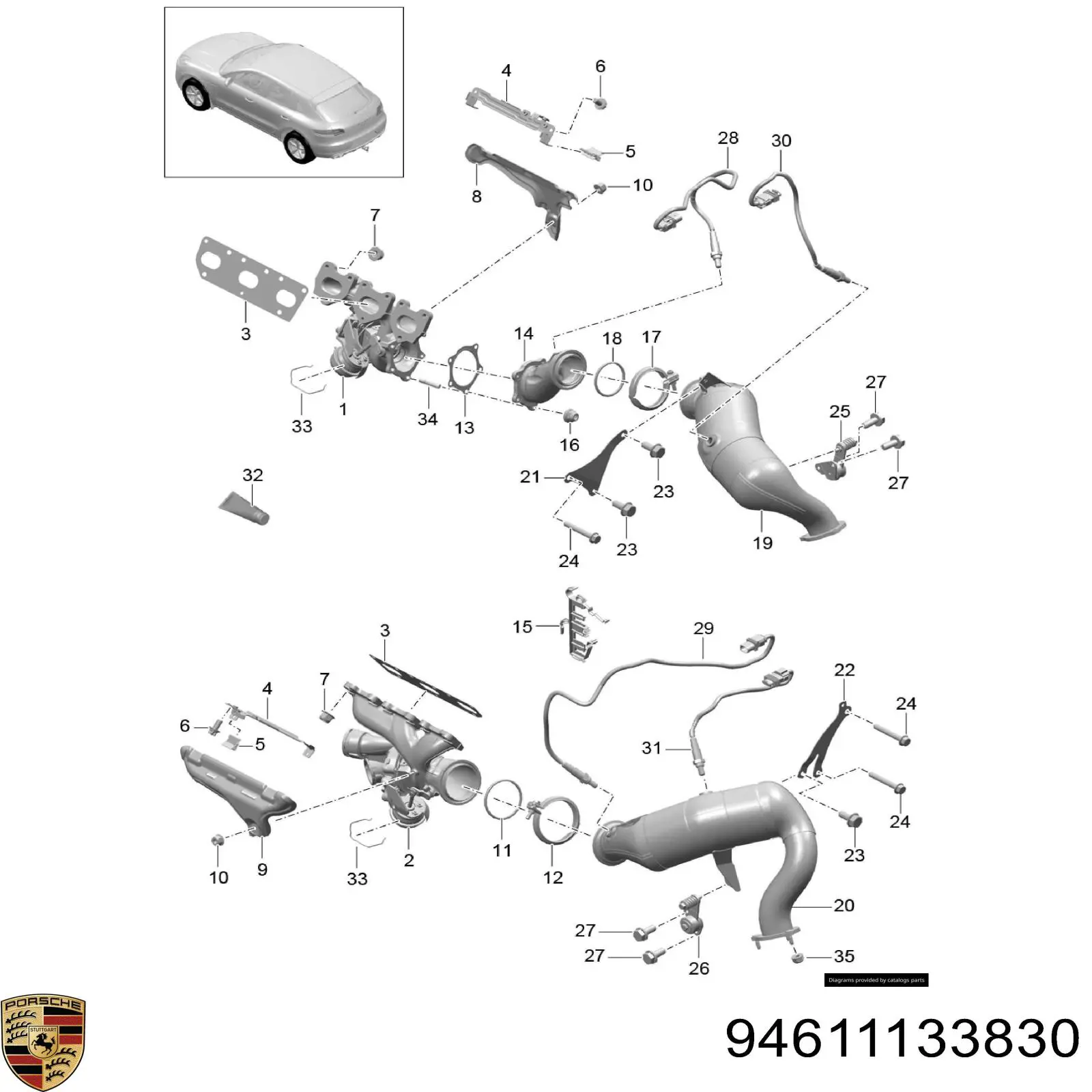 94611133830 Porsche 