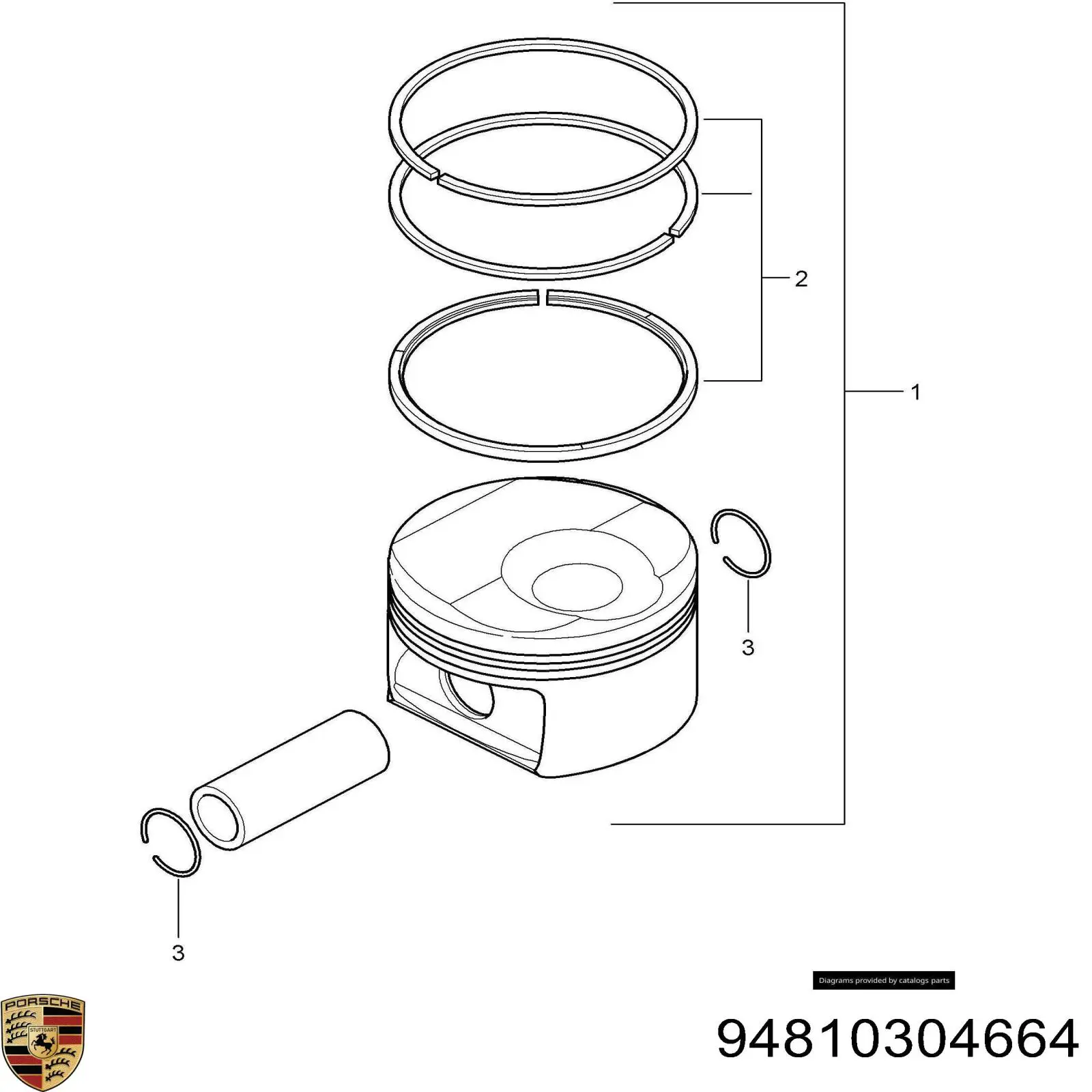  Porsche 94810304664 цена, от 1484.46 USD