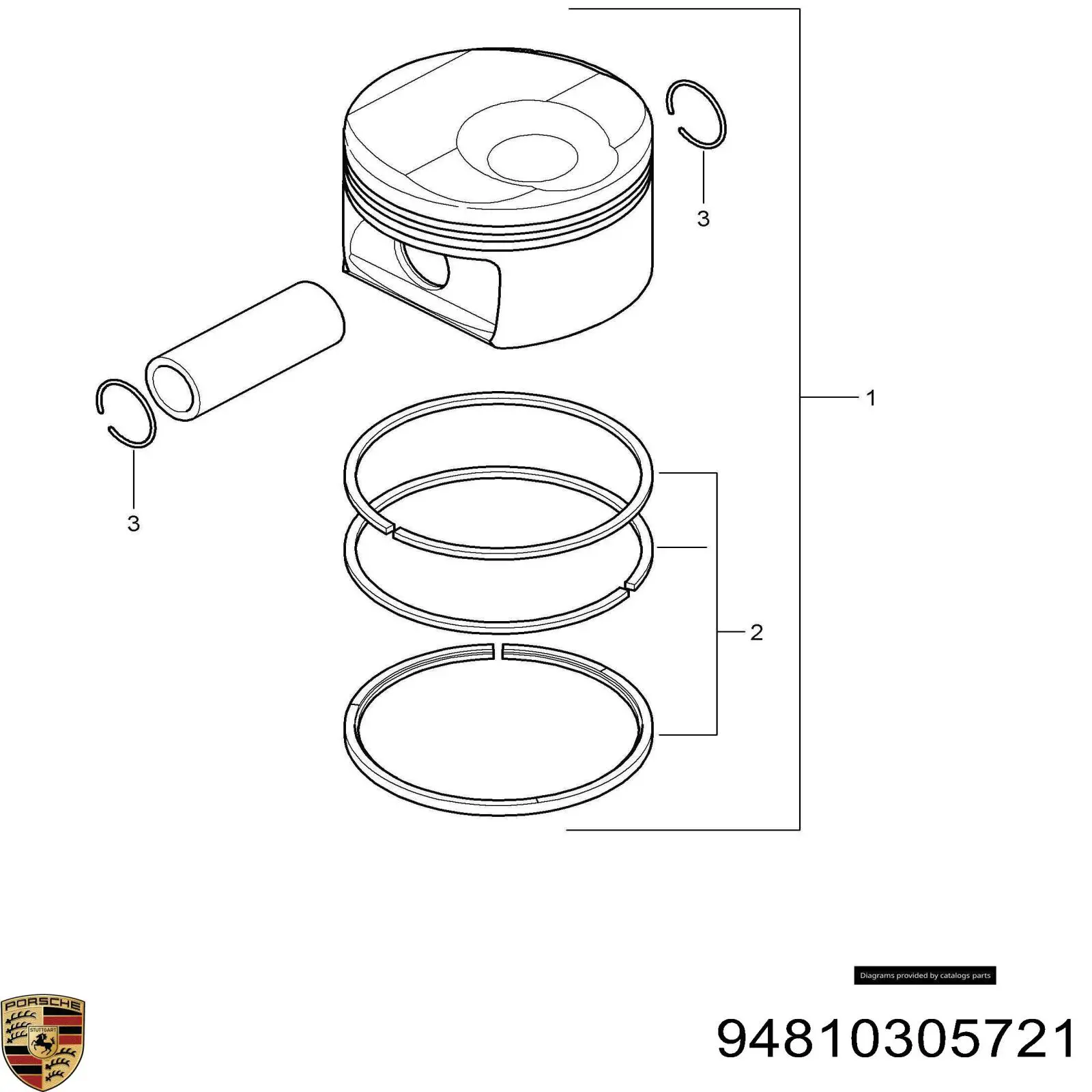  Porsche 94810305721 цена, от 633.55 USD