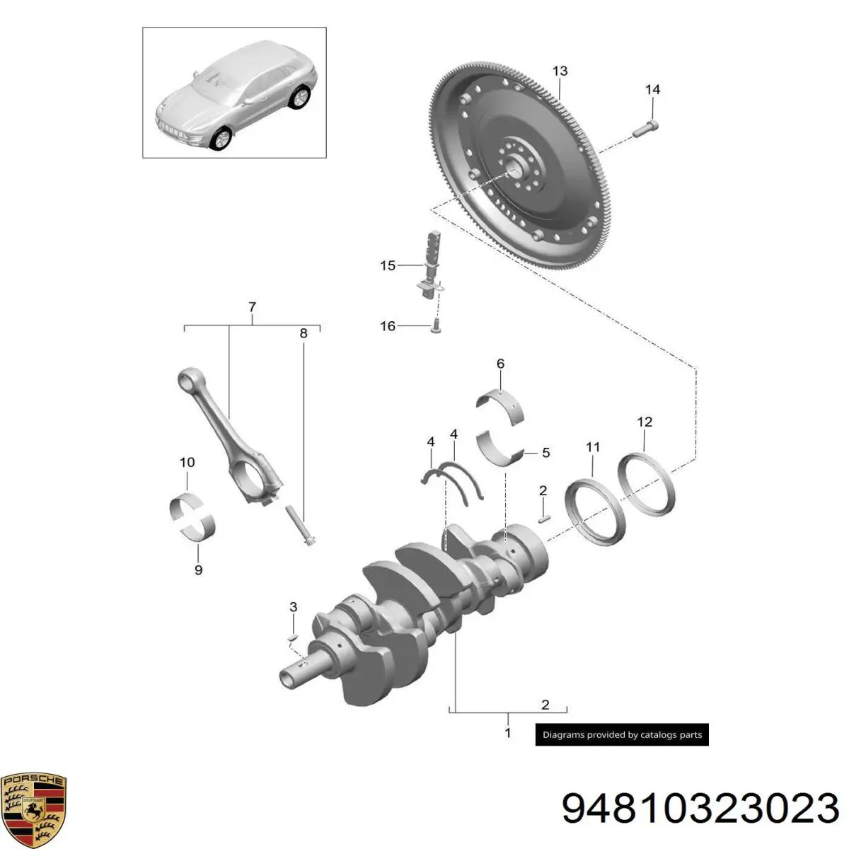 Porsche 94810323023 цена, от 119.09 USD