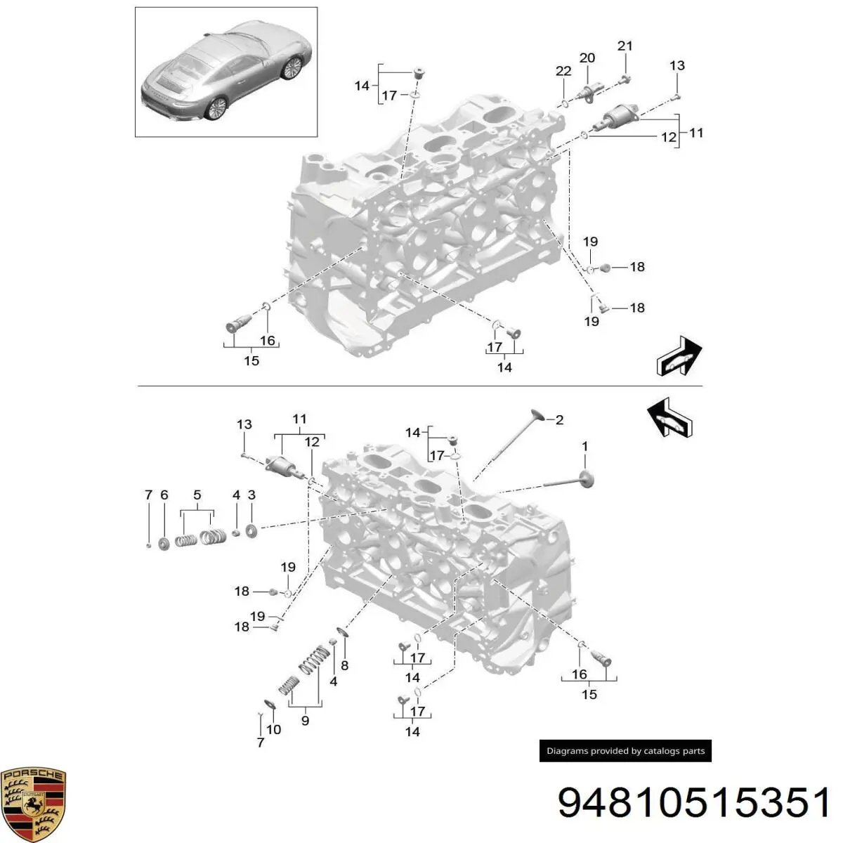  Porsche 94810515351 цена, от 12.74 USD