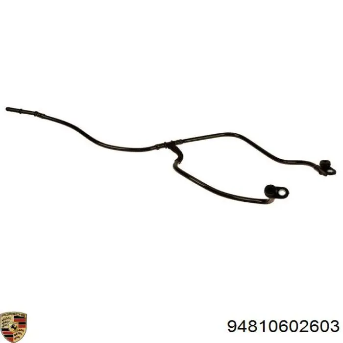 Патрубок вентиляции картера (маслоотделителя) на Porsche Cayenne II 