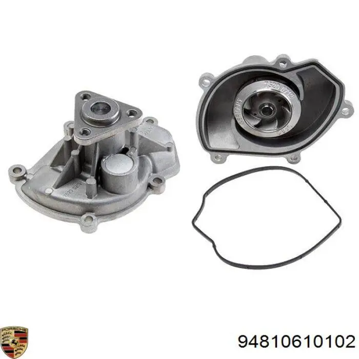 Купить 94810610102 Porsche Крышка термостата