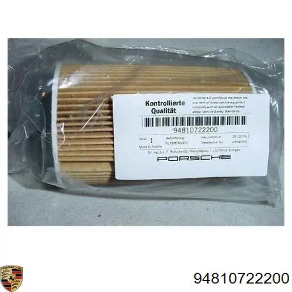 Купить 94810722200 Porsche Фильтр центробежный очистки масла