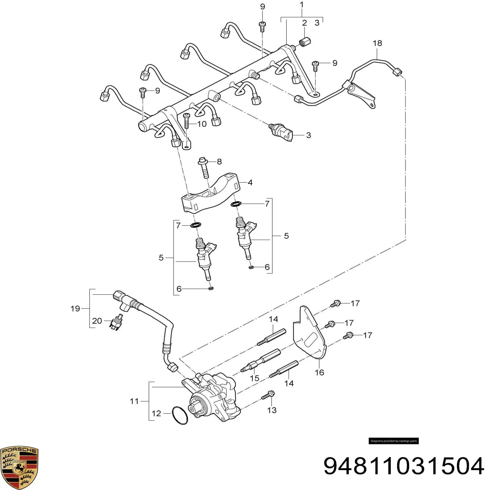  Porsche 94811031504 цена, от 709.49 USD