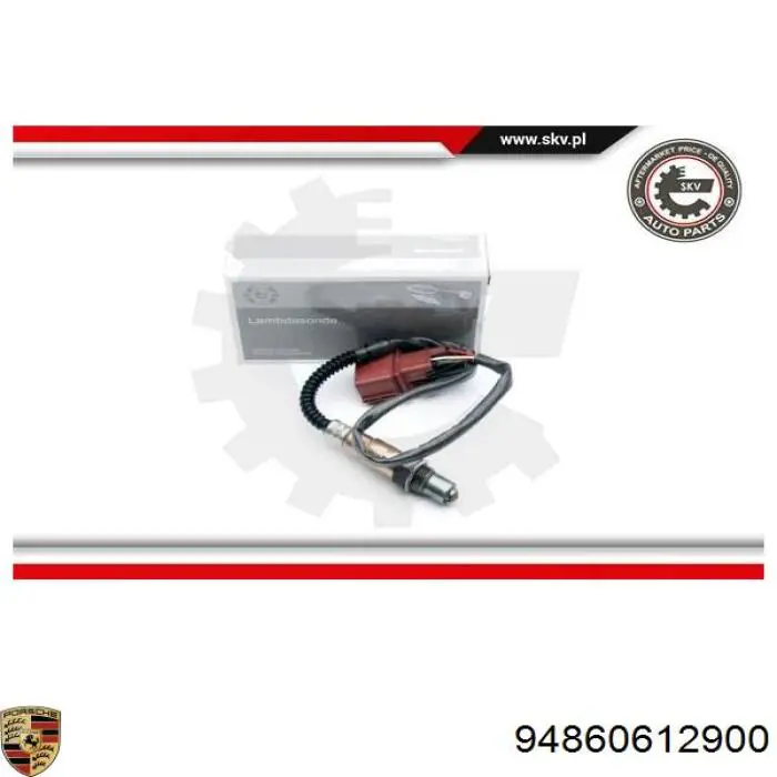 Лямбда зонд до катализатора, левый Porsche 94860612900