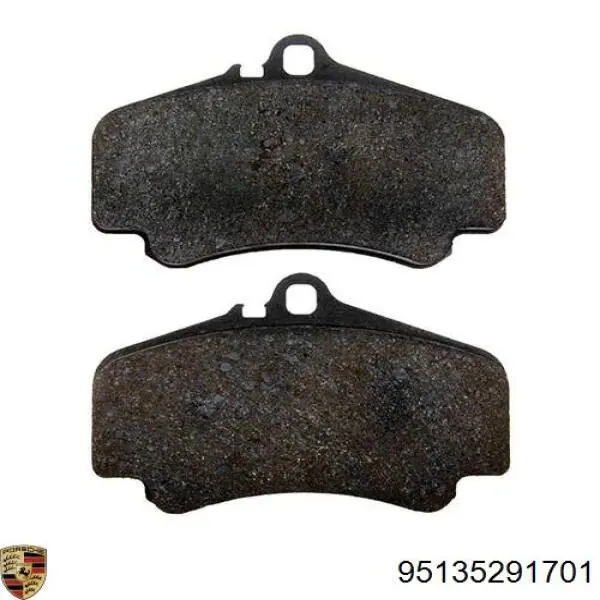 95135291701 Porsche Ремкомплект заднего тормозного суппорта