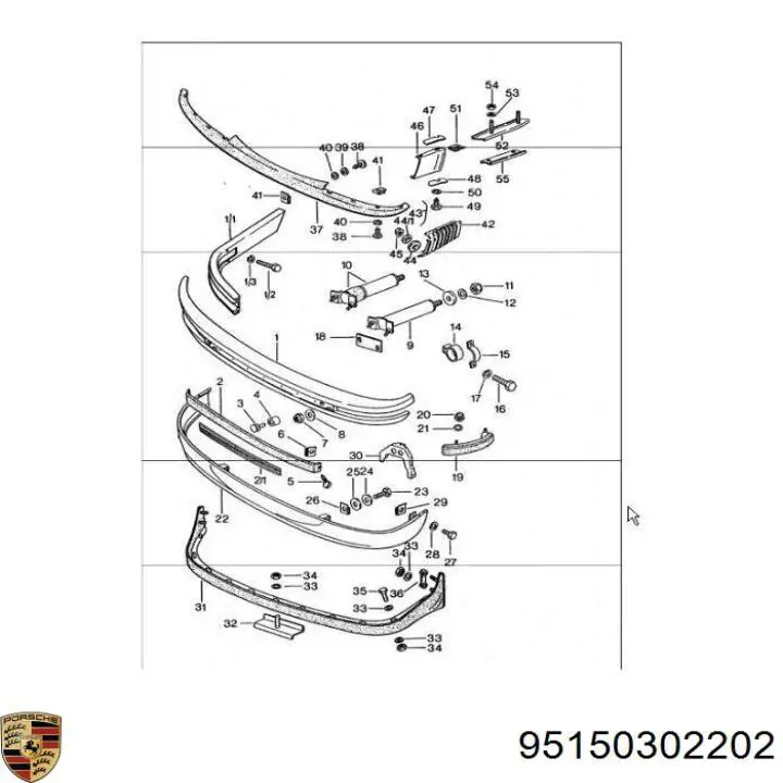 95150302202 Porsche 
