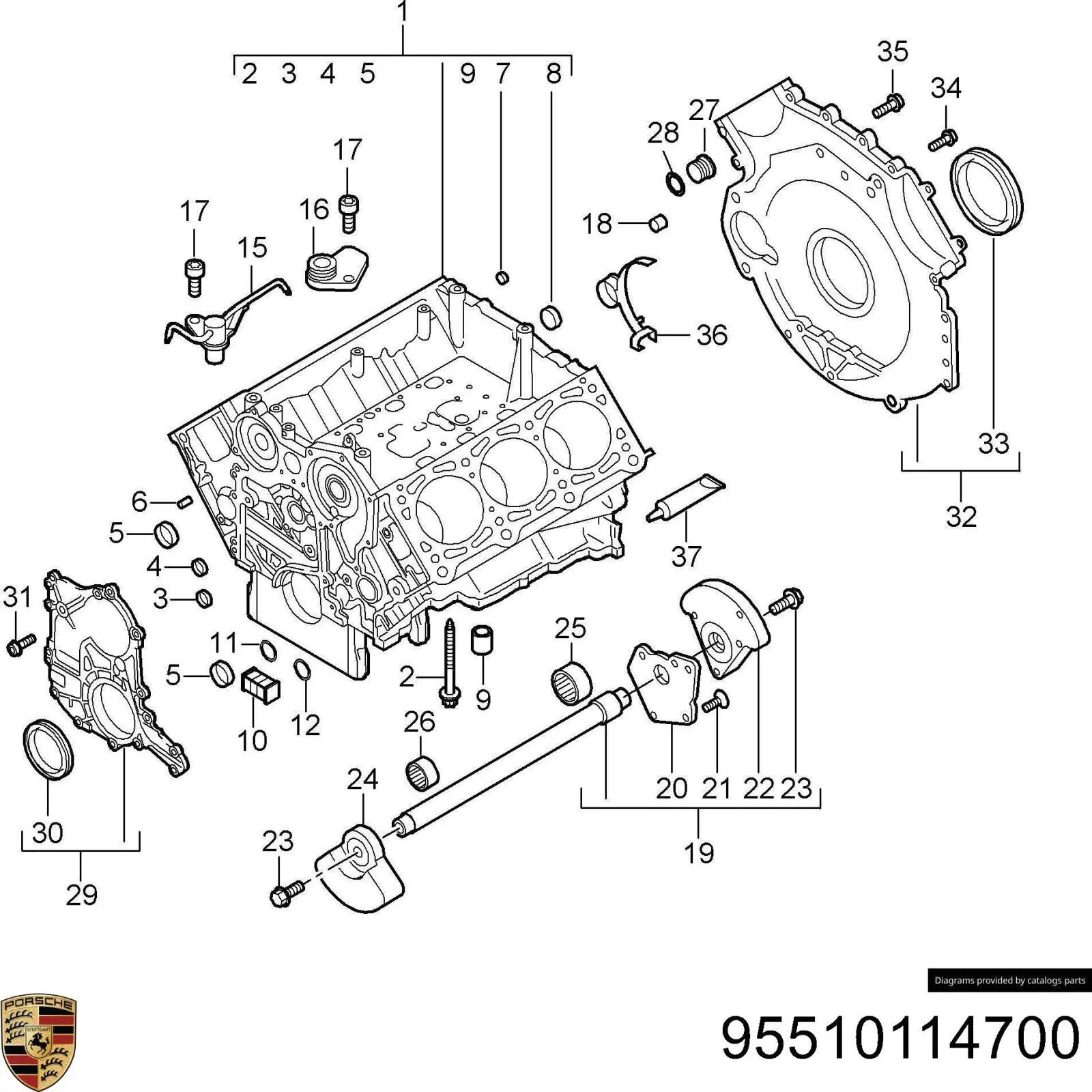 95510114700 Porsche 