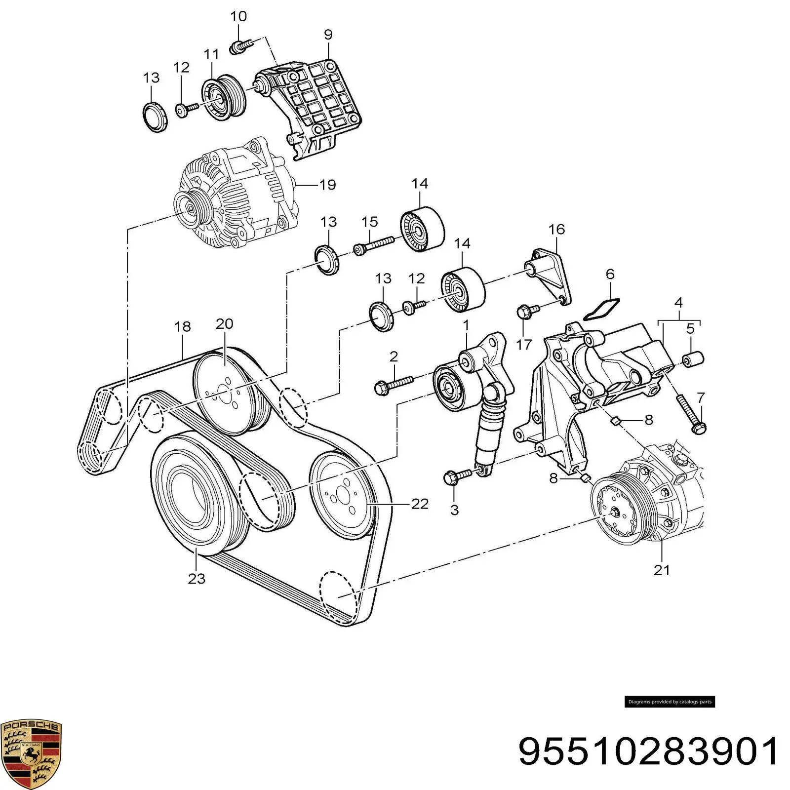  Porsche 95510283901 цена, от 10.89 USD