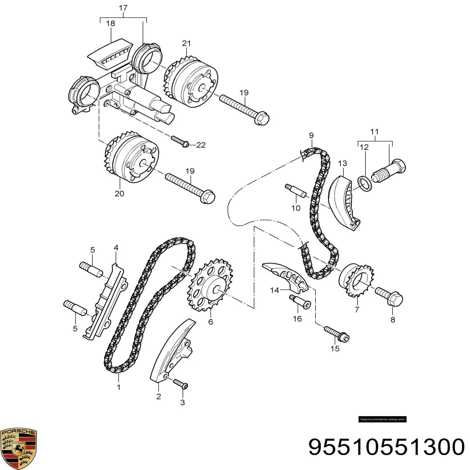  95510551300 Porsche