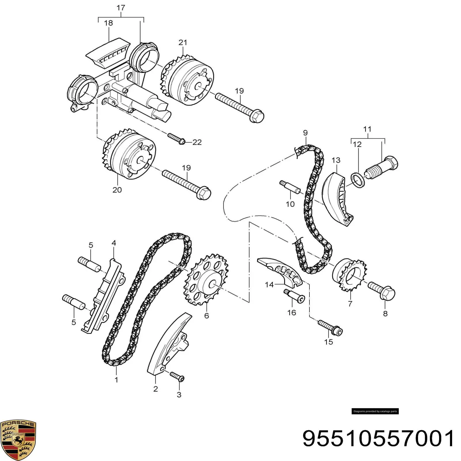  Porsche 95510557001 цена, от 30.41 USD