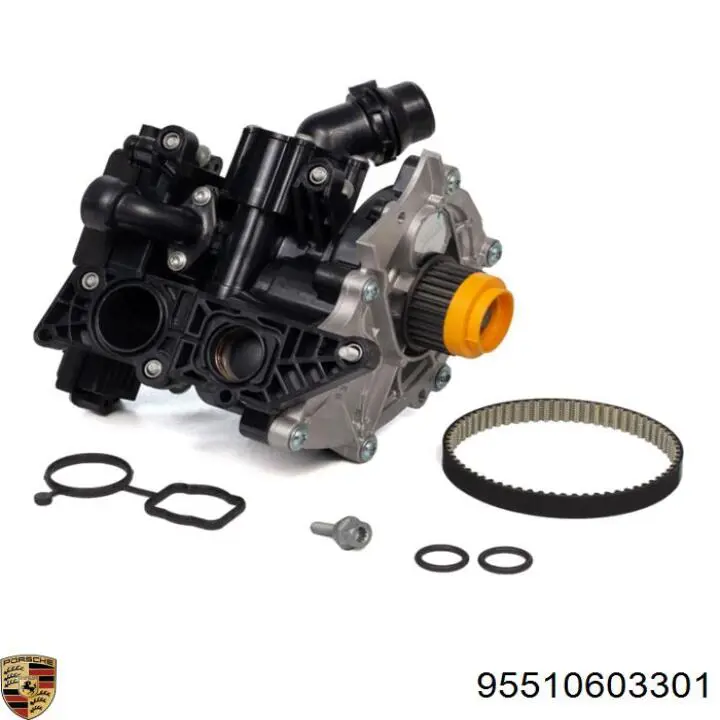Помпа охлаждения Porsche 95510603301 цена, от 37.90 USD