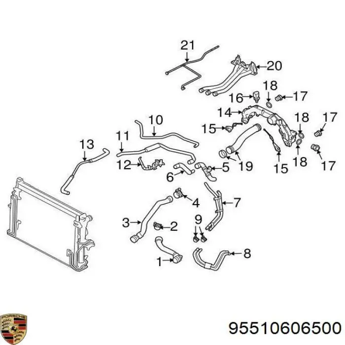  Porsche 95510606500 цена, от 25.99 USD