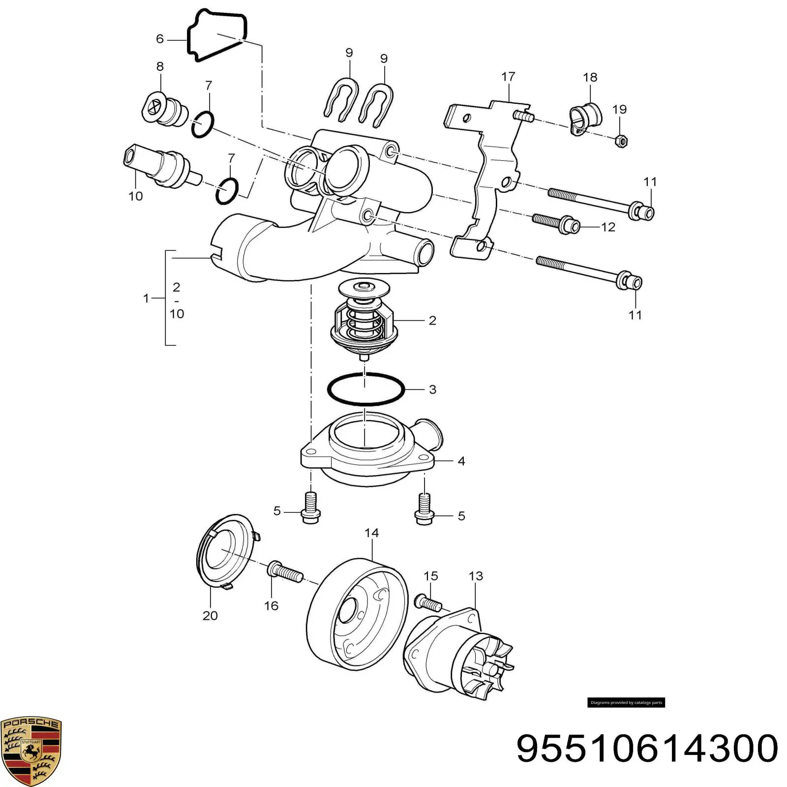  95510614300 Porsche