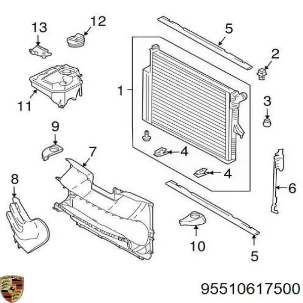  95510617500 Porsche