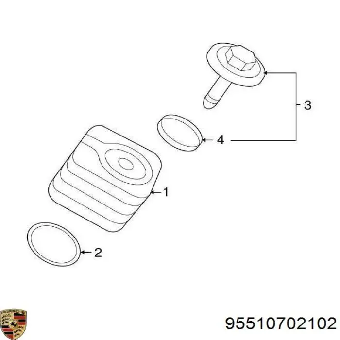  95510702102 Porsche