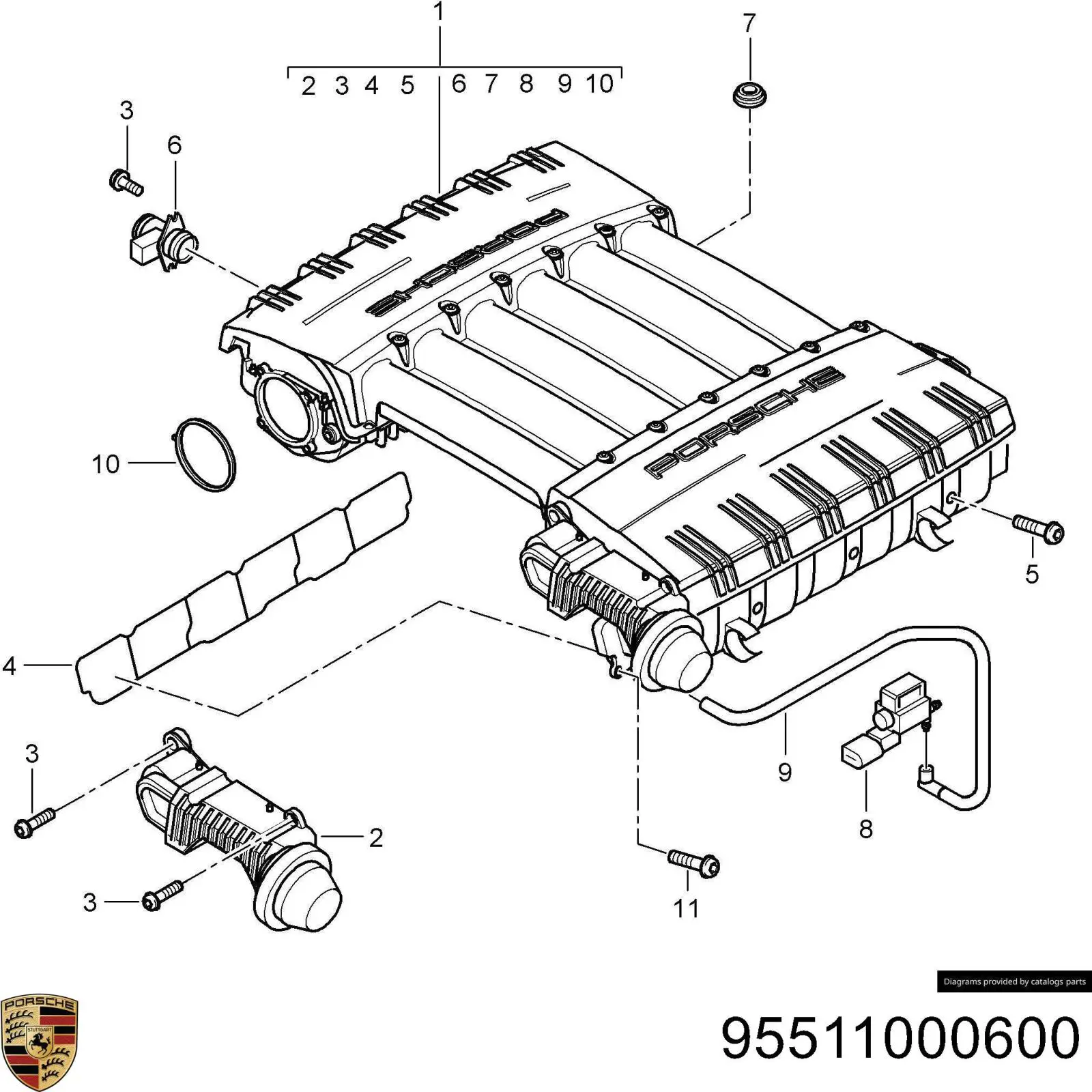  95511000600 Porsche