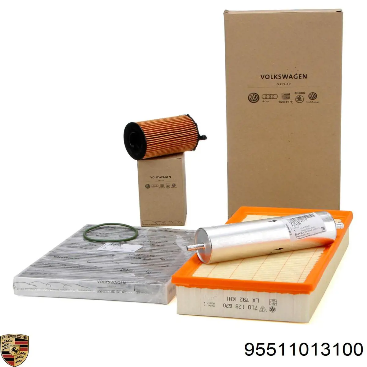 95511013100 Porsche Воздушный фильтр двигателя