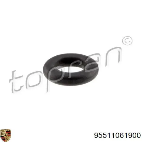 95511061900 Porsche кольцо уплотнительное штуцера обратного шланга форсунки