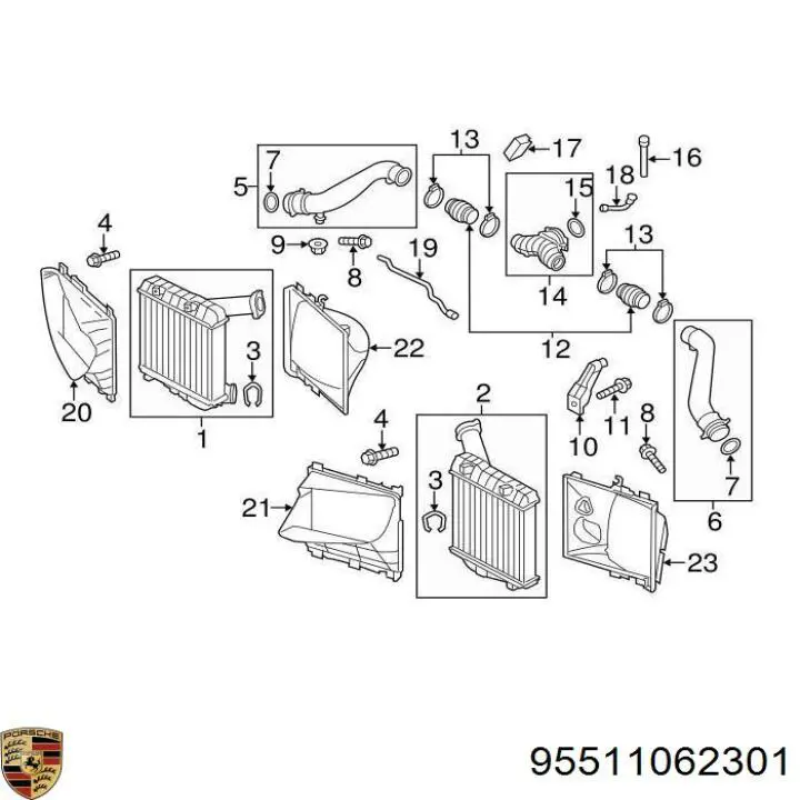  95511062301 Porsche