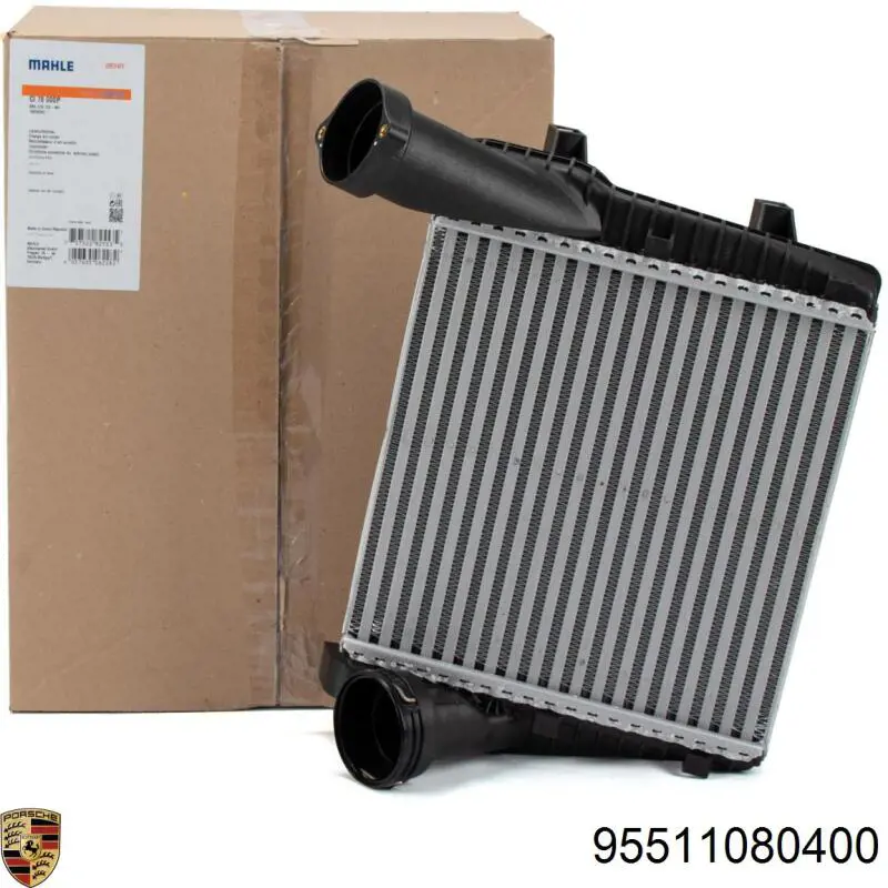 Радиатор интеркуллера PORSCHE 95511080400