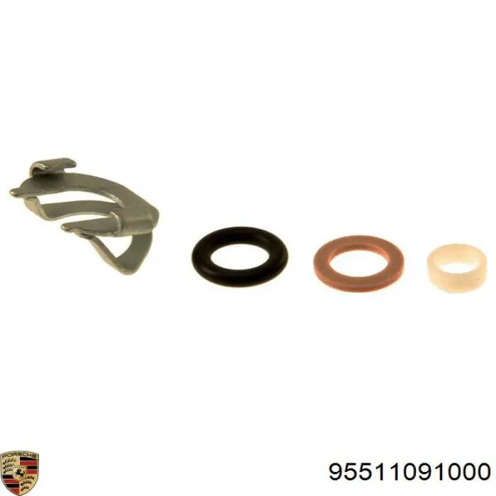 Junta anular, inyector 95511091000 Porsche