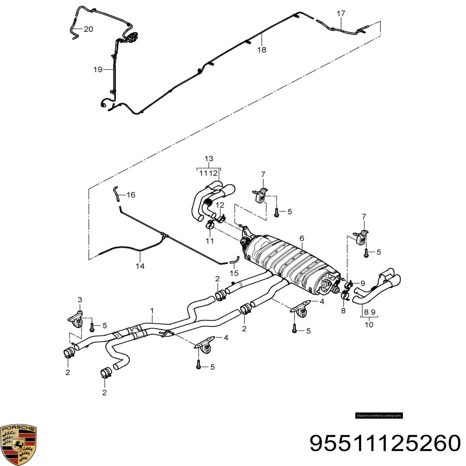95511125260 Porsche 