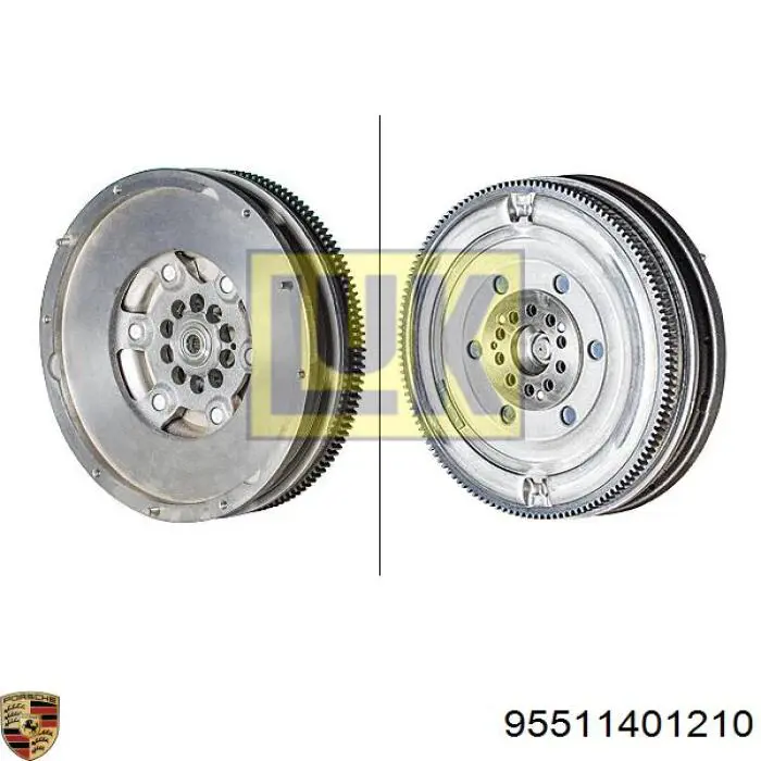 95511401210 Porsche volante de motor