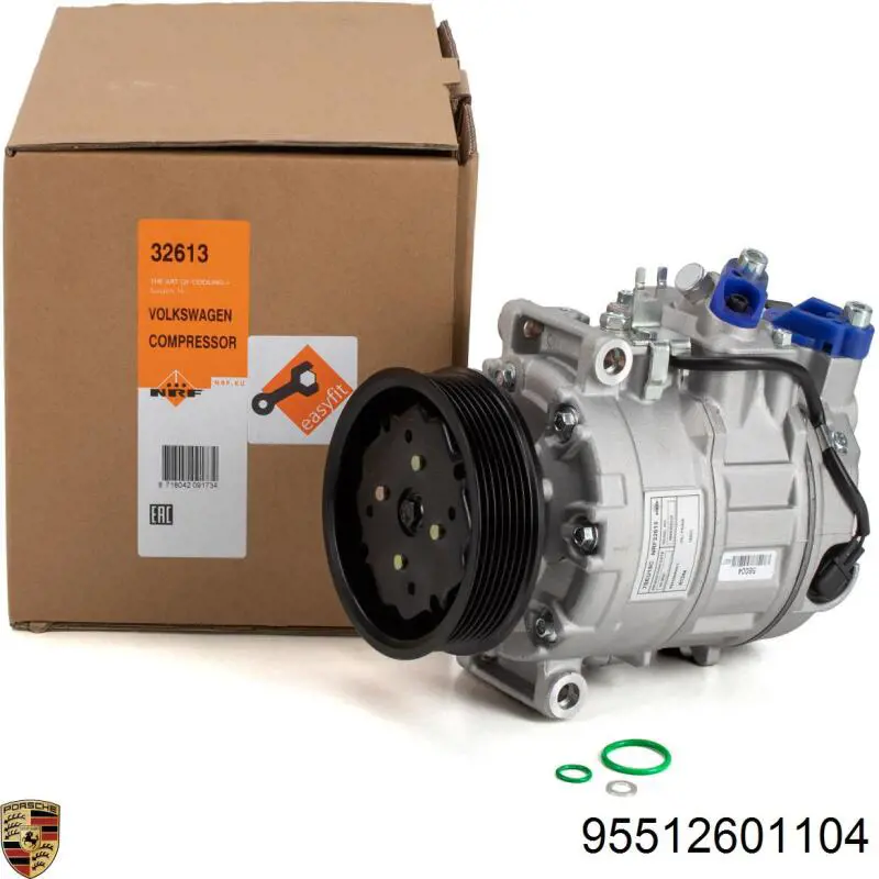 Купить 95512601104 Porsche Компрессор климатической установки