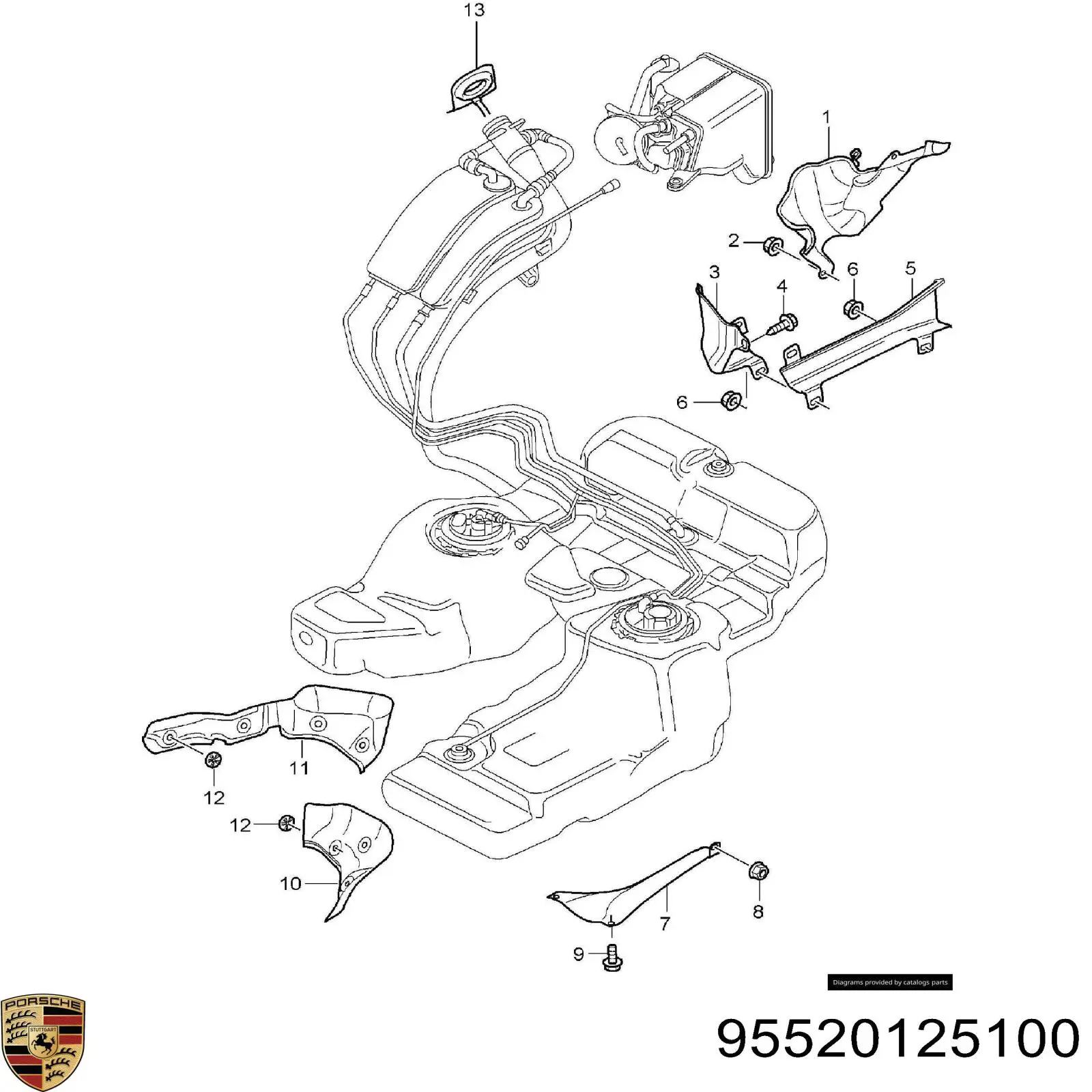 95520125100 Porsche 