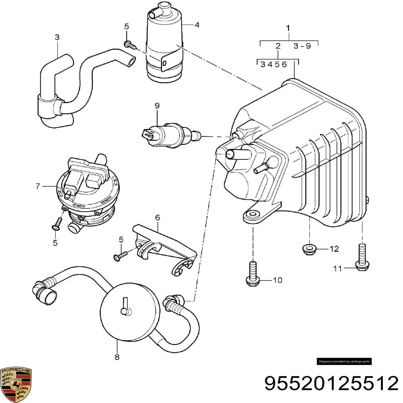95520125512 Porsche 
