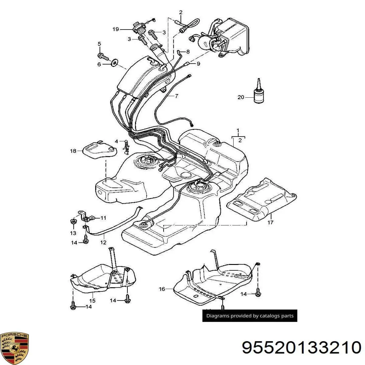 95520133210 Porsche 