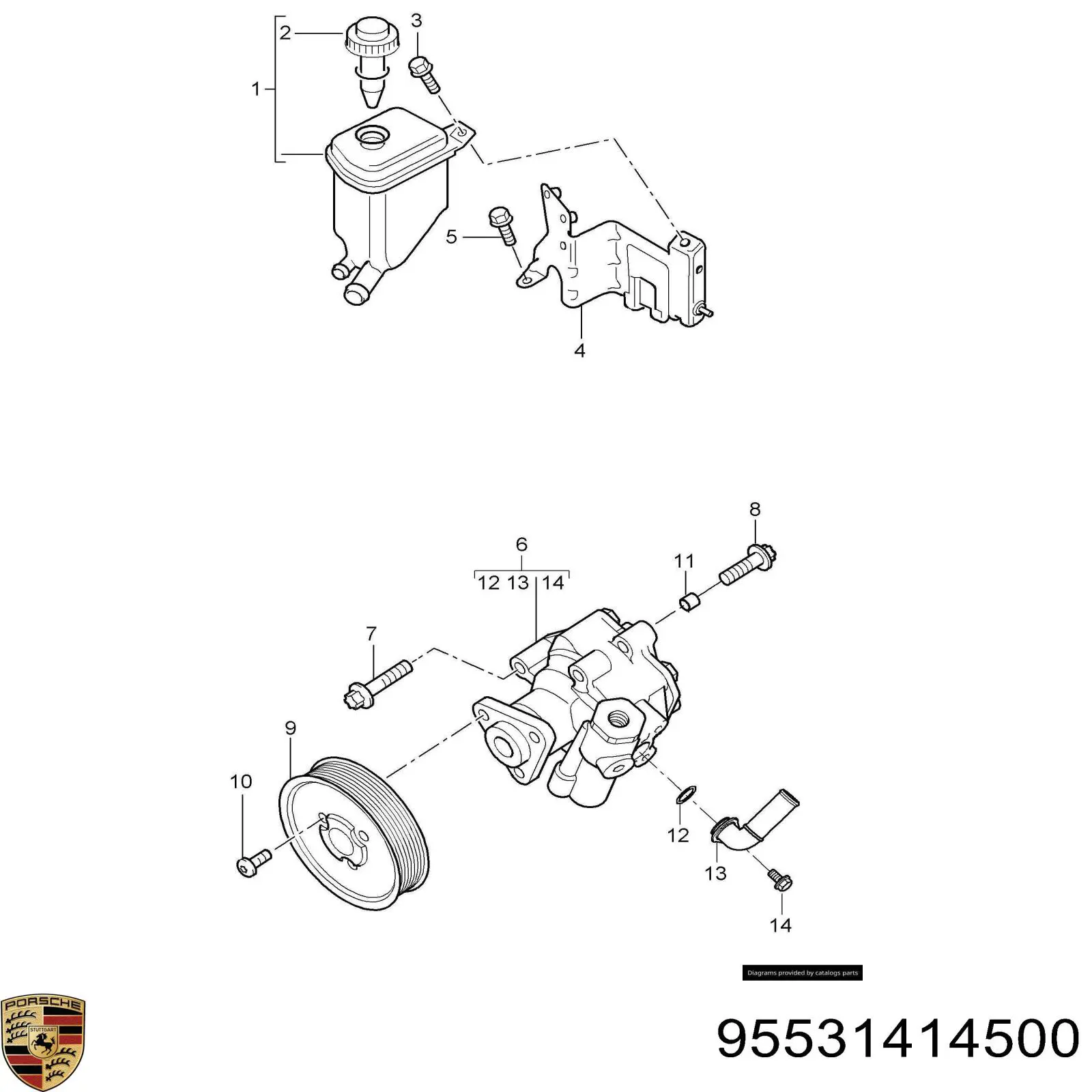  95531414500 Porsche