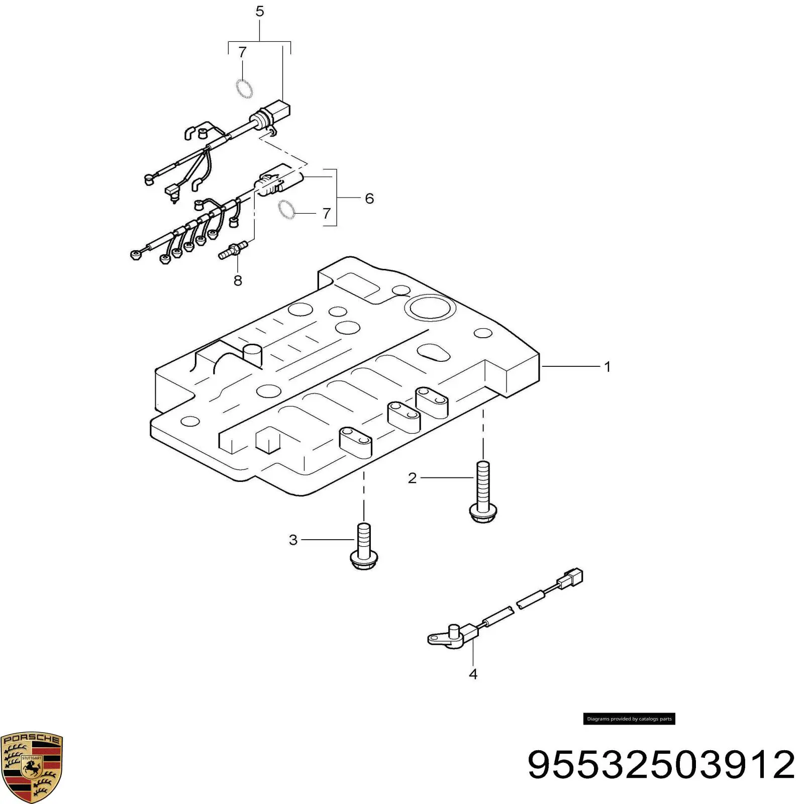 95532503912 Porsche Гидроблок АКПП