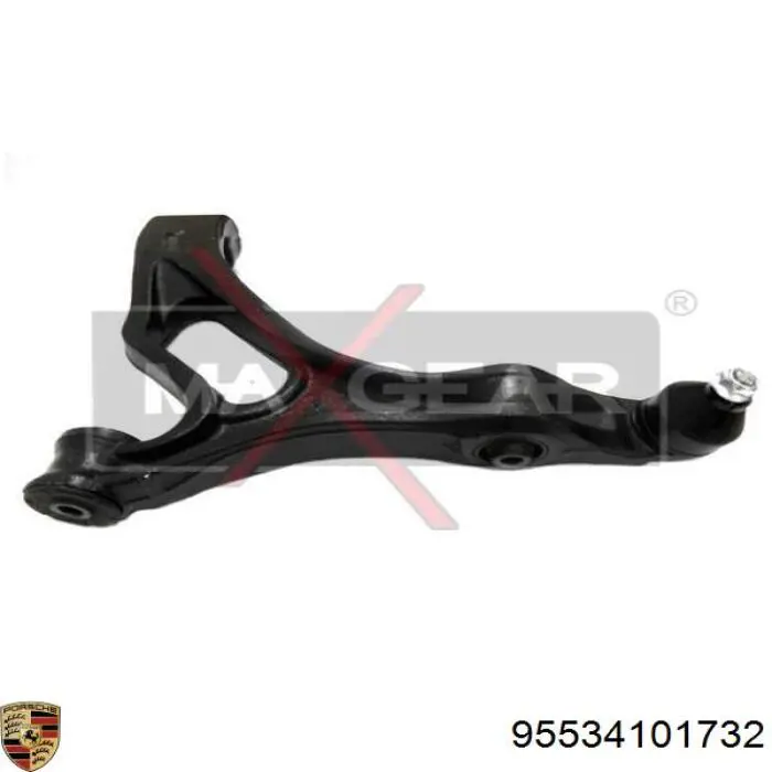 Левый рычаг передней нижней подвески Porsche 95534101732 цена, от 88.98 USD