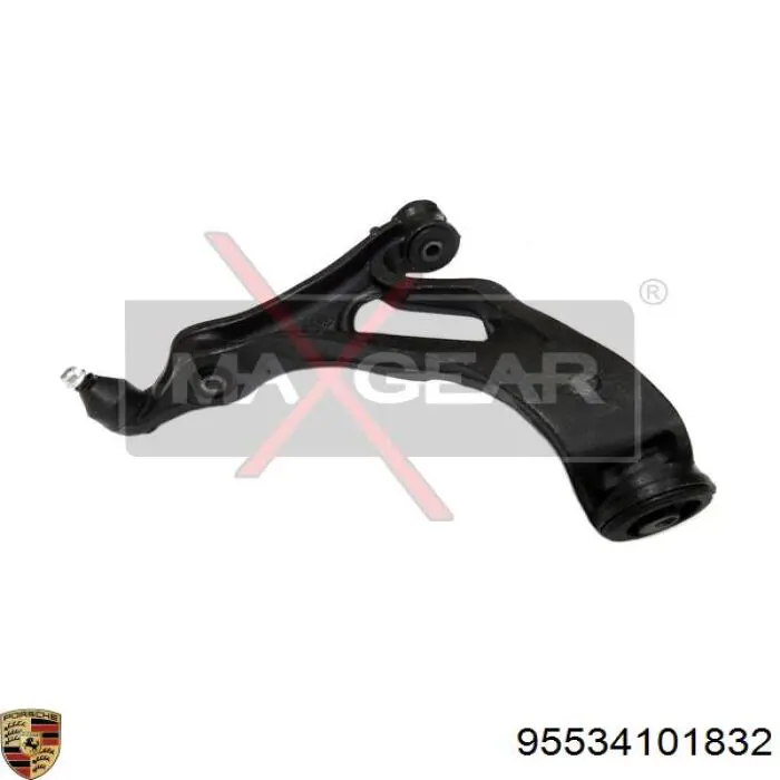 Купить 95534101832 Porsche Нижний правый рычаг передней подвески