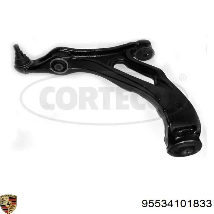 Правый рычаг передней нижней подвески Porsche 95534101833 цена, от 179.74 USD