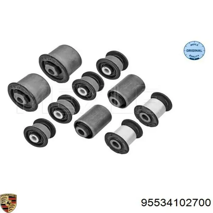 95534102700 Porsche braço oscilante superior esquerdo/direito de suspensão dianteira