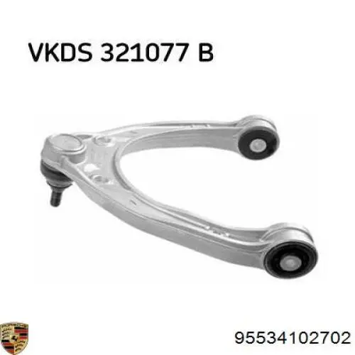 Рычаг передней подвески верхний левый/правый Porsche 95534102702 цена, от 106.14 USD