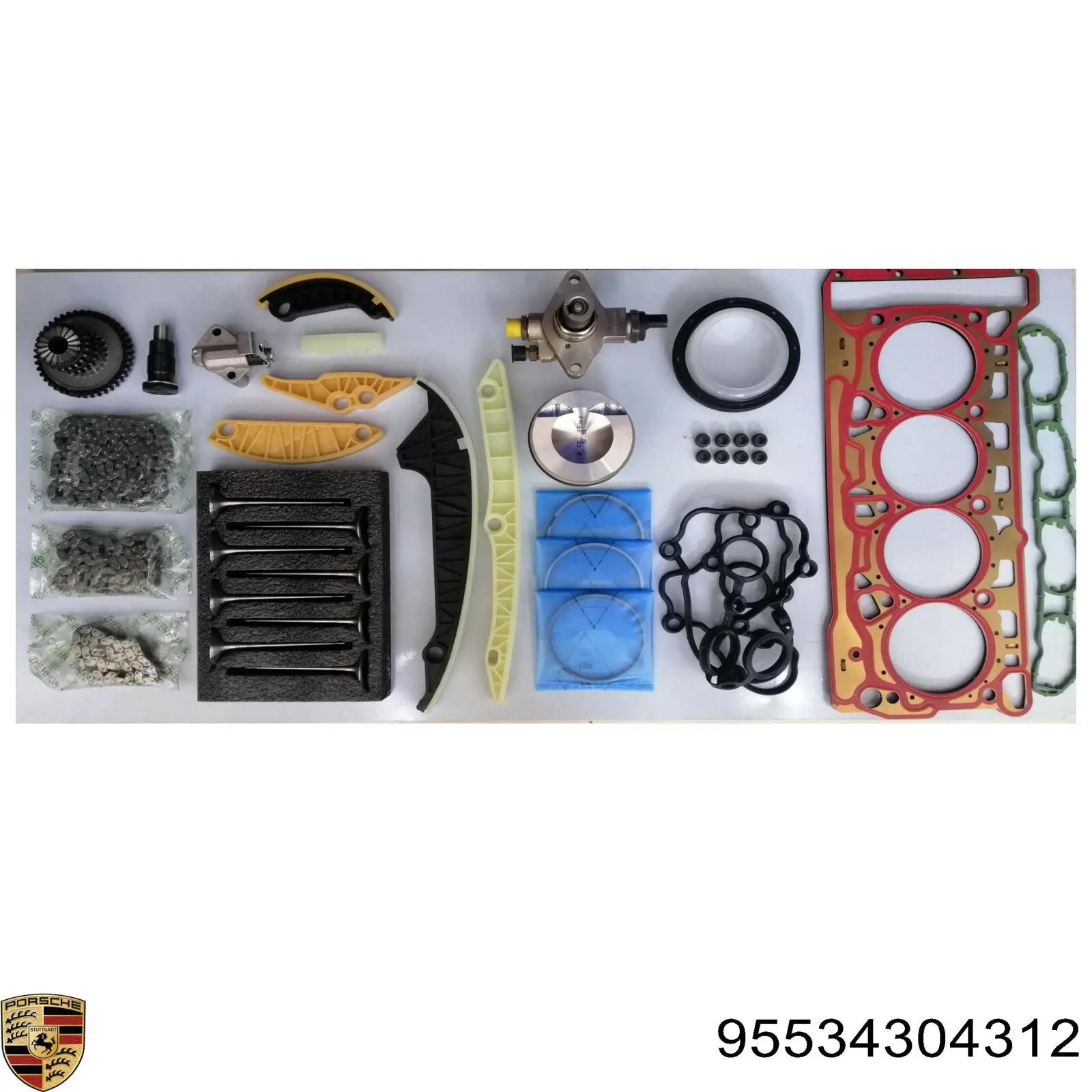 Купить 95534304312 Porsche Амортизатор подвески передний левый