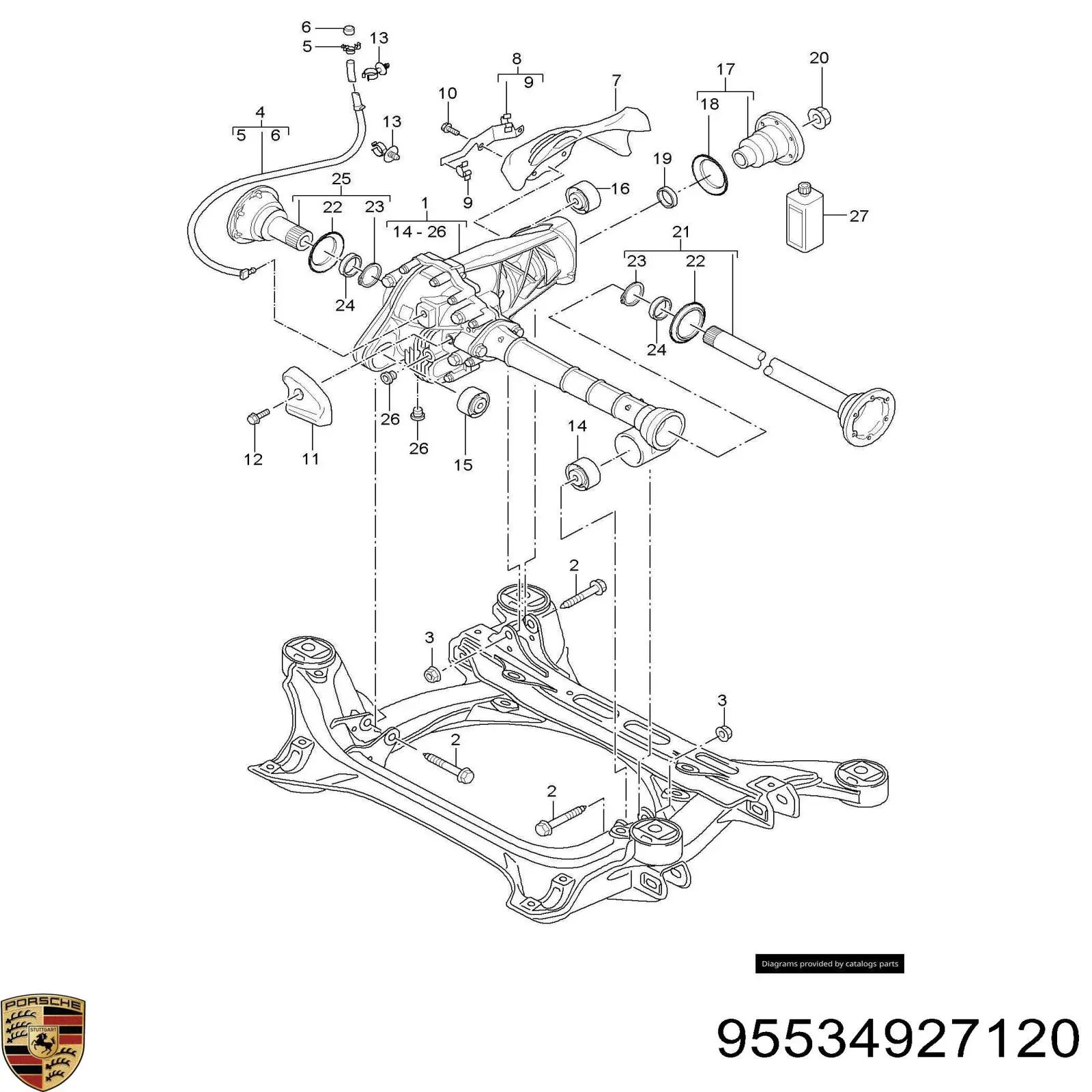 95534927120 Porsche 